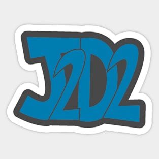 J2D2 Logo Shirt Sticker